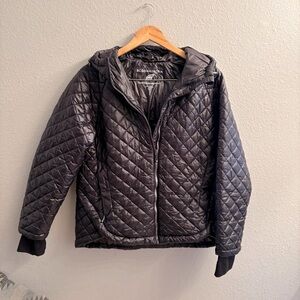 BCBGMAXAZRIA Black Quilted Jacket